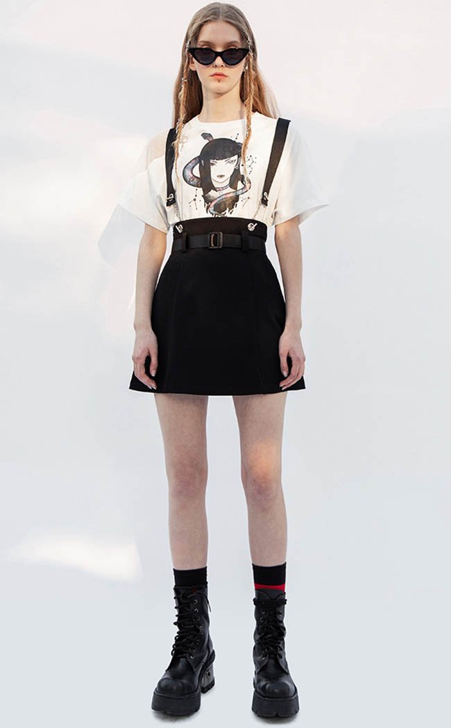k.ひー　CHAIN SUSPENDER SKIRT Ameri（アメリ）の「CHAIN SUSPENDER SKIRT（スカート）」 - WEAR