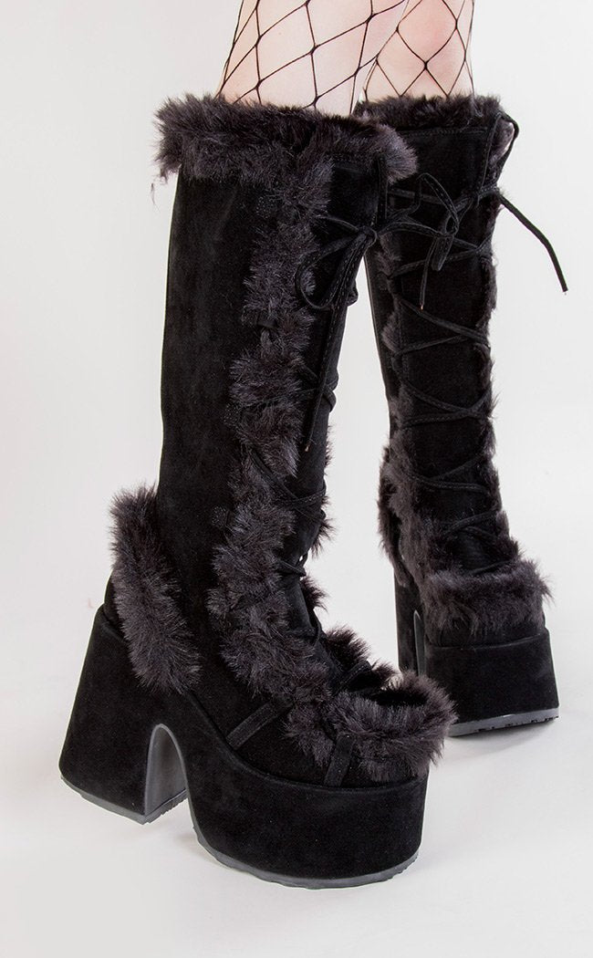 CAMEL-311 Black Boots-Demonia-Tragic Beautiful