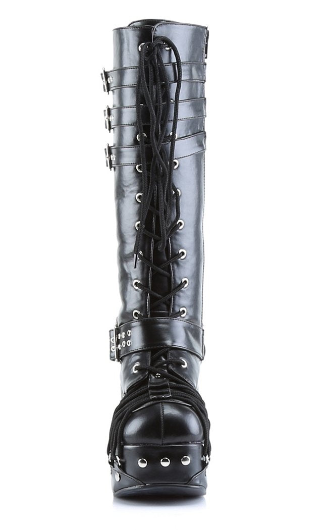CHARADE-206 Black Boots-Demonia-Tragic Beautiful