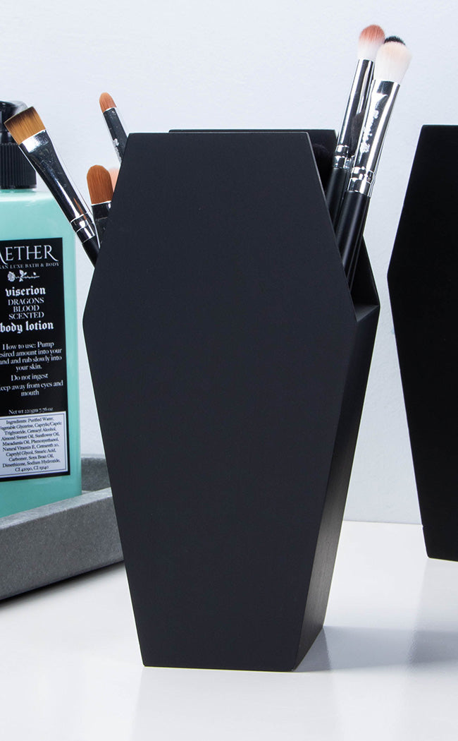 Contour Catacomb Coffin Brush Holder-The Haunted Mansion-Tragic Beautiful