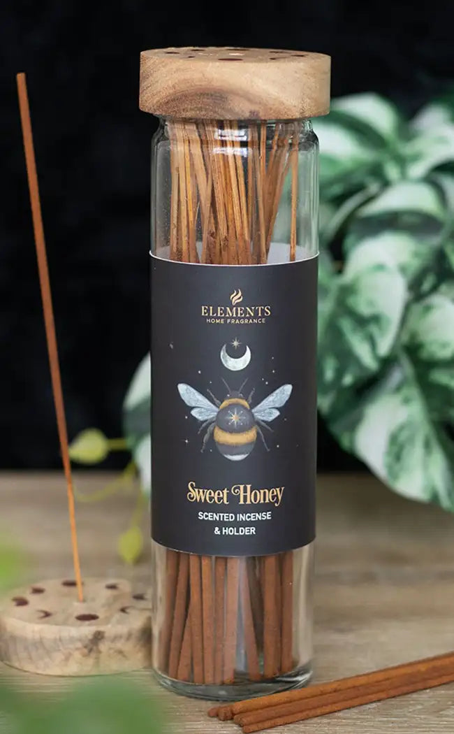 Cosy Cottage Incense & Holder | Sweet Honey