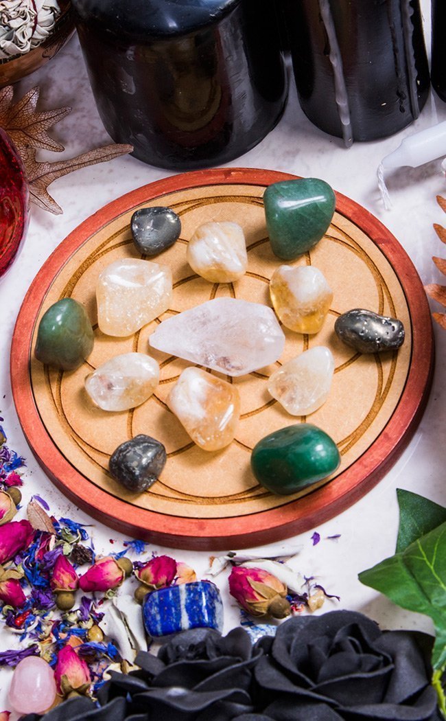 Crystal Grid for Prosperity-Crystals-Tragic Beautiful