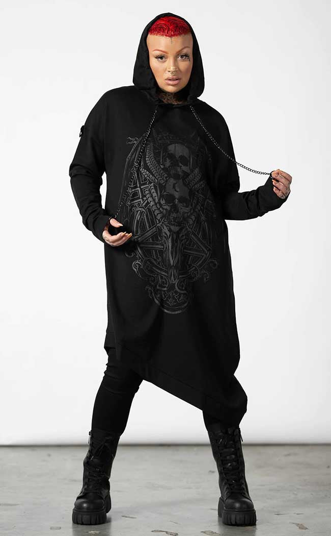 Dispare Asymmetrical Hoodie-Killstar-Tragic Beautiful