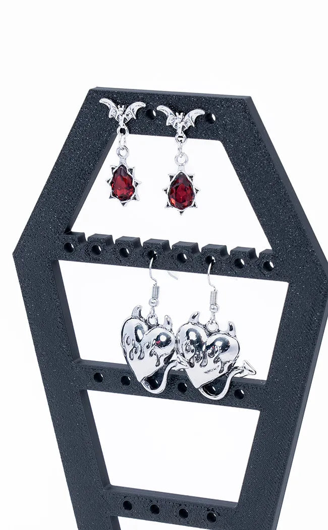 Eternal Rest Coffin Earring Holder