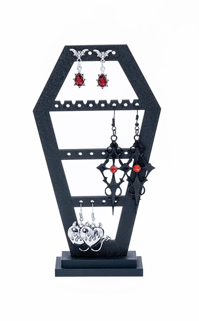Eternal Rest Coffin Earring Holder