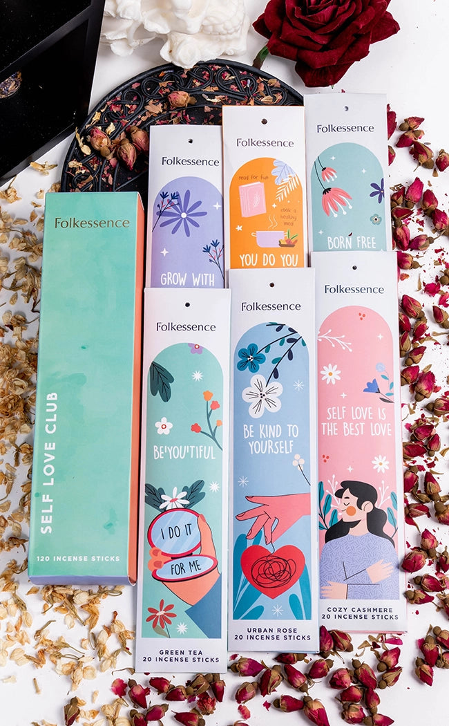 Folkessence Incense Gift Pack | Self Love Club-Incense-Tragic Beautiful