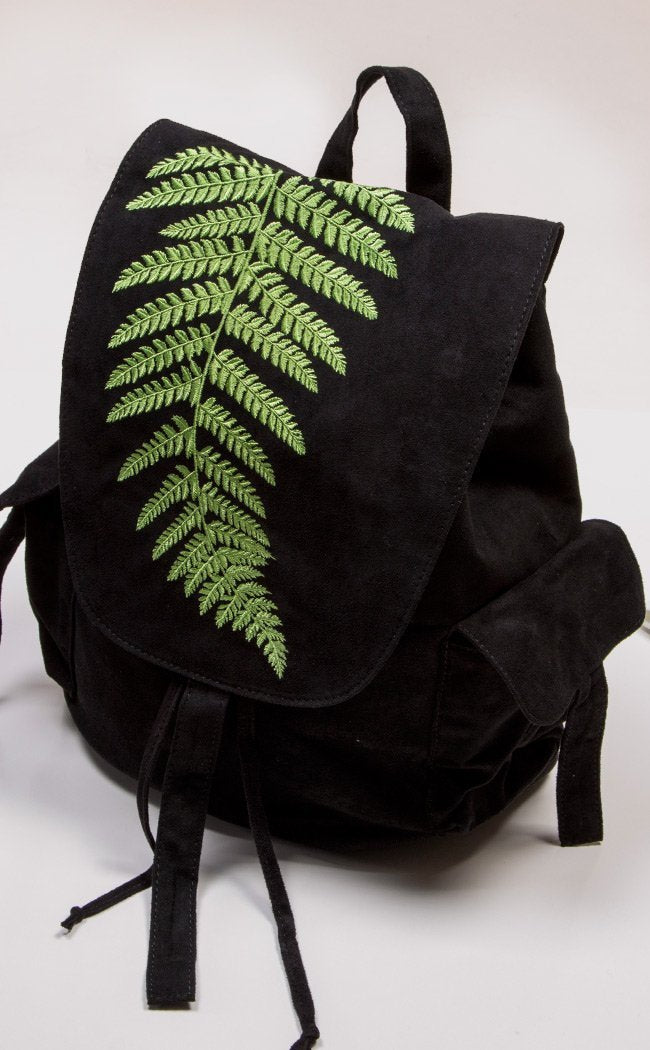 Restyle | Crescent Moon Black Backpack