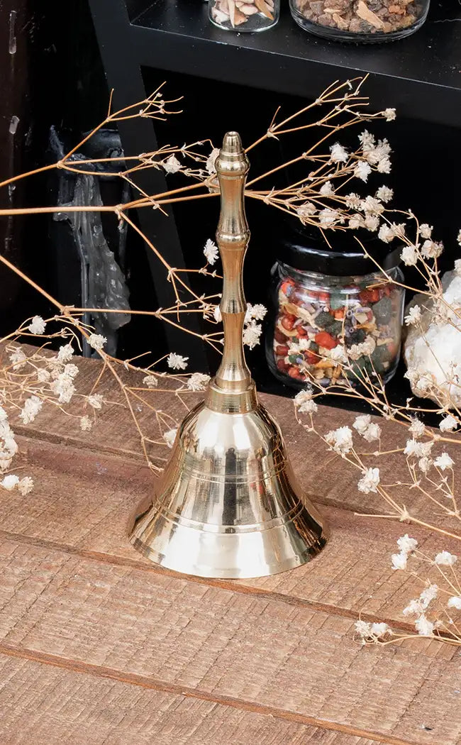 Gold Brass Altar Bell