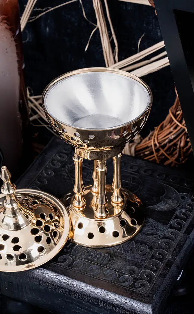 Greek Pedestal Incense Burner