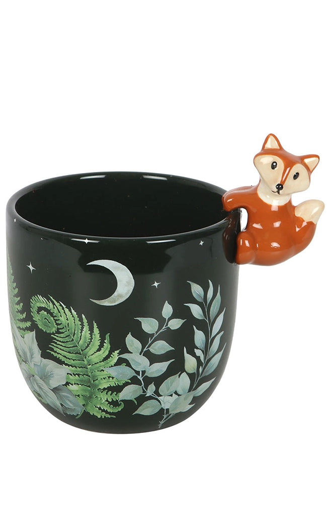 Green Forest Plant Pot with Fox