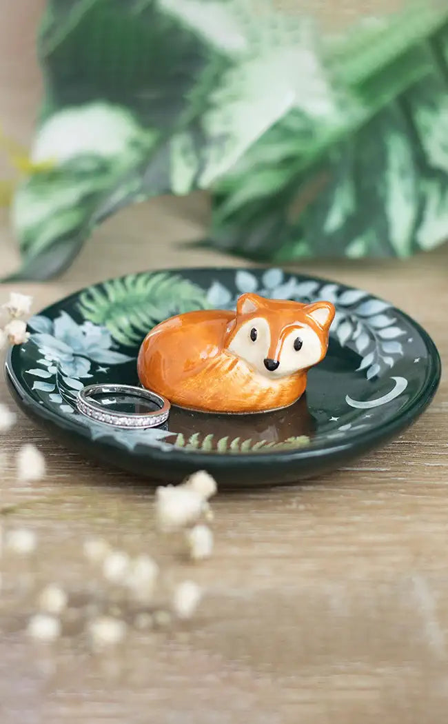 Green Fox Trinket Dish