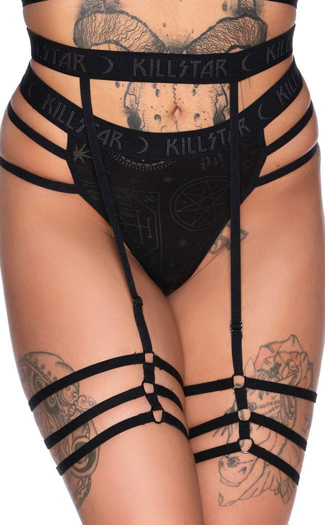 Killstar Australia | Hex Club Garter Belt | Gothic Alt Lingerie Sets Killstar Australia | Hex Club Garter Belt | Gothic Alt Lingerie Sets
