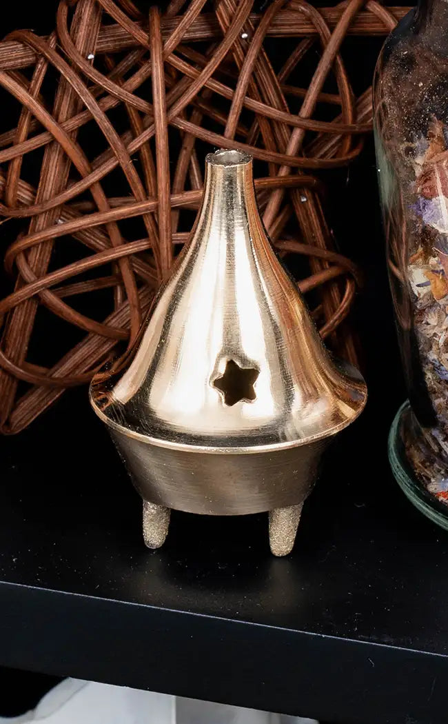 Mini Brass Incense Burner