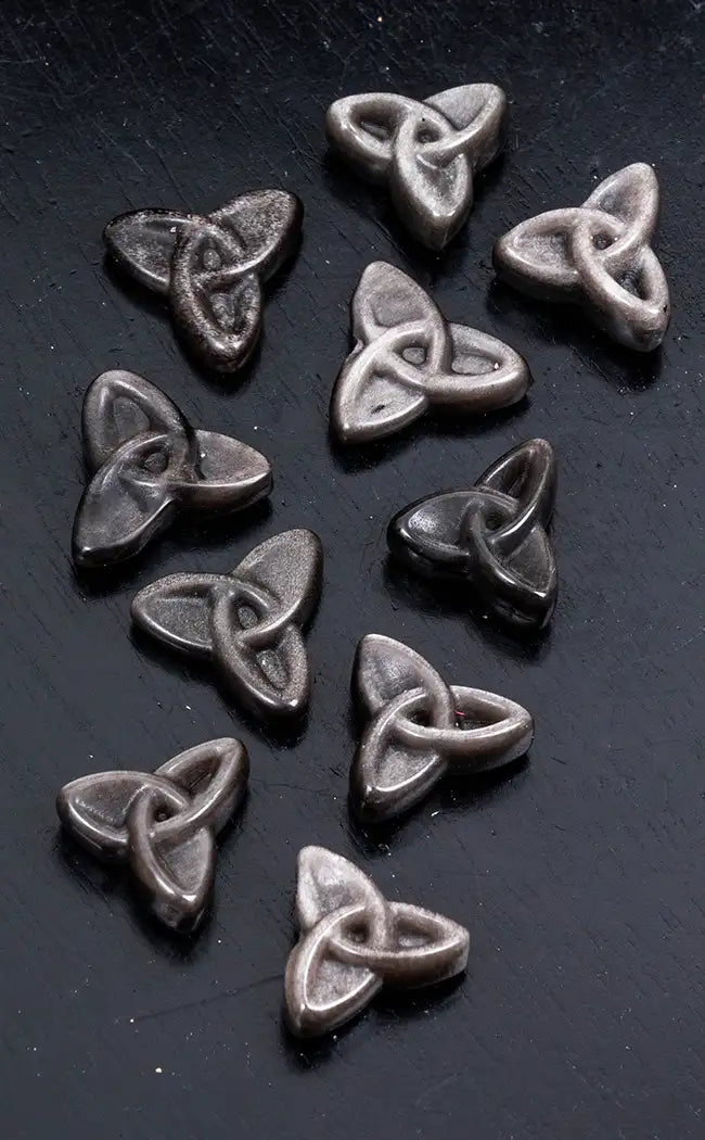 Mini Gold Sheen Triquetra