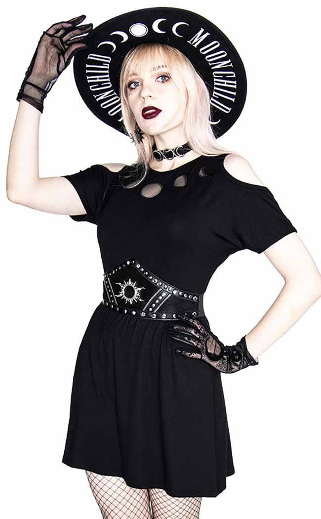Moon Phases Oversized Tunic Dress-Restyle-Tragic Beautiful