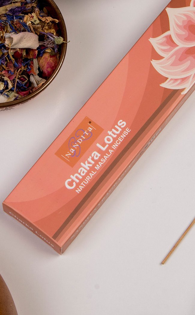 Nandita Chakra Lotus Incense-Incense-Tragic Beautiful