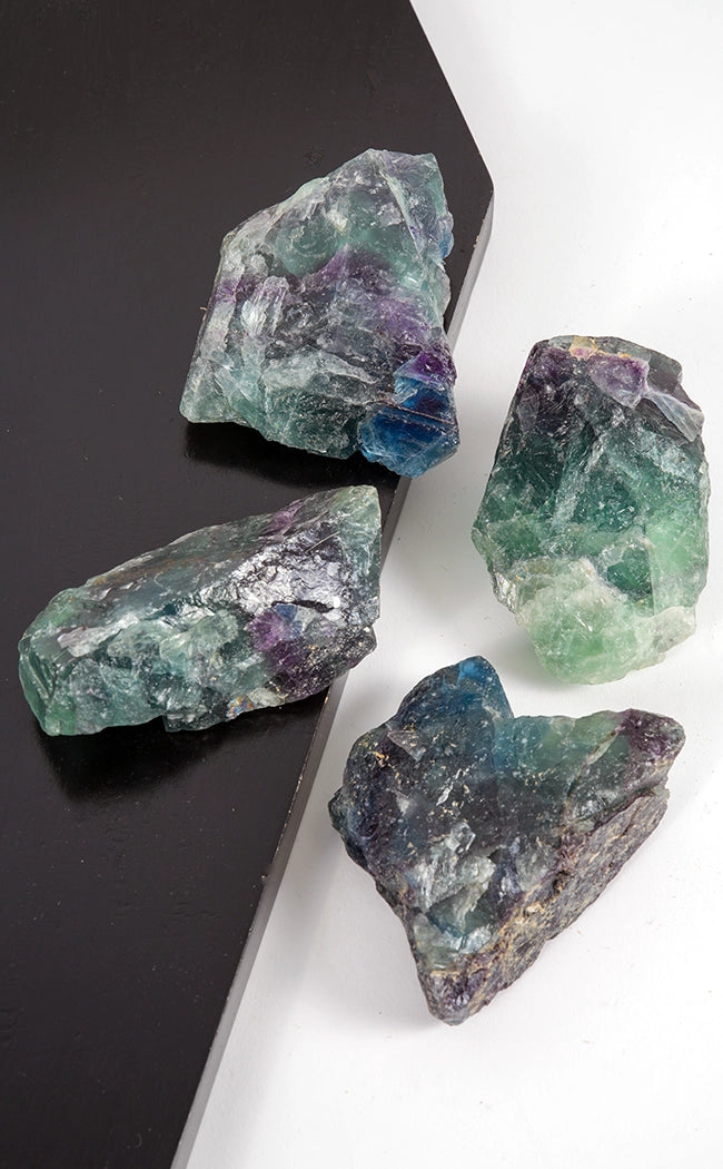 Rainbow Fluorite Rough Crystals
