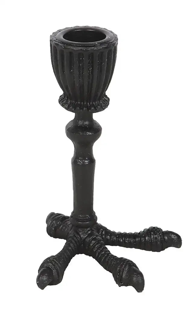Raven Claw Taper Candle Holder