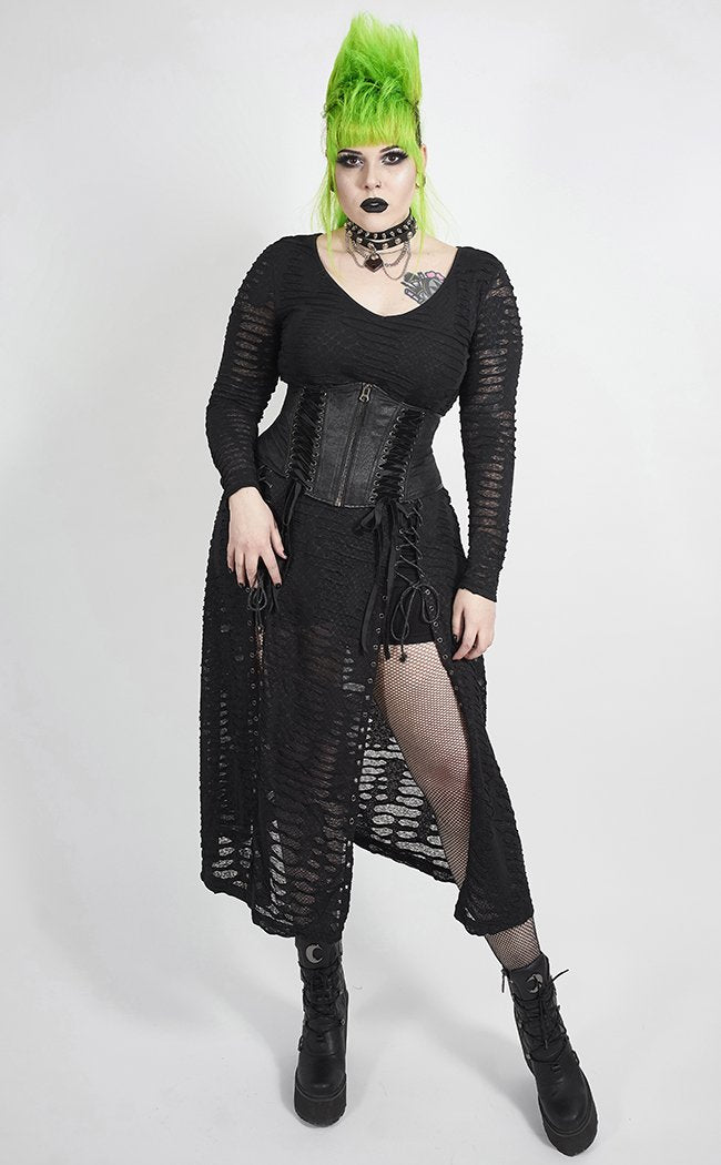Punk Rave Australia | Reptilian Shredded Dress