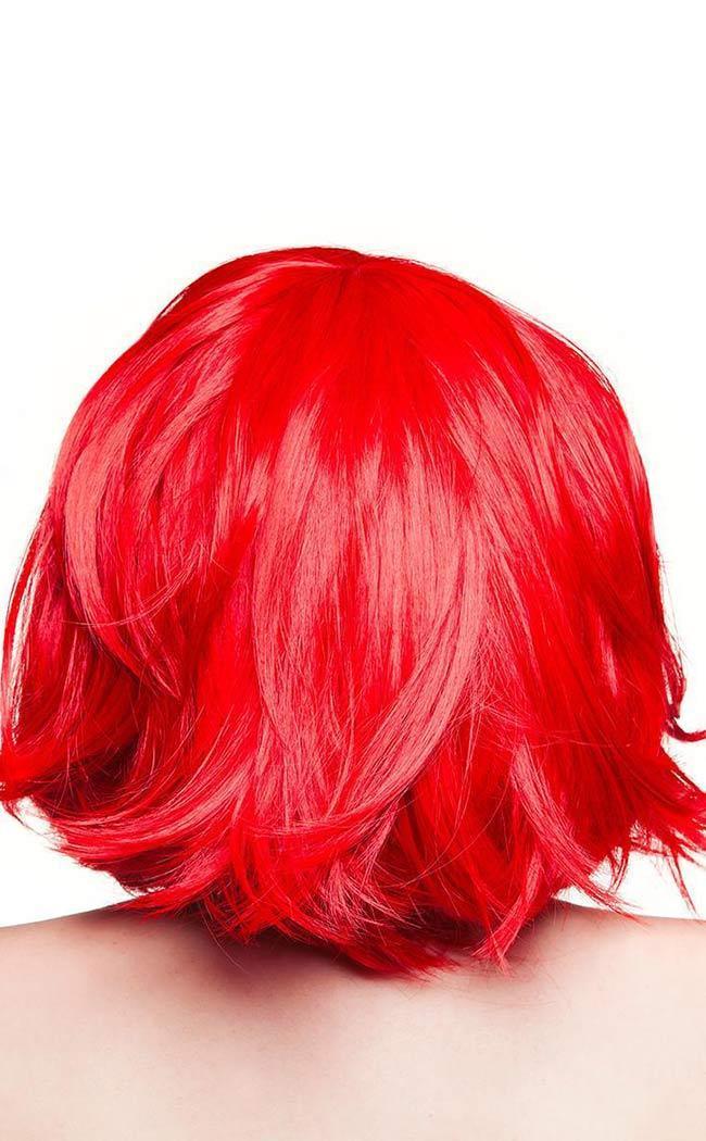 Ruby Red Bobbed Wig-Rockstar Wigs-Tragic Beautiful