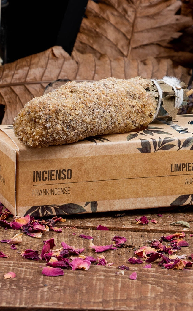 Sacred Handmade Cleansing Stick | Frankincense-Cleansing Wands & Smudge Sticks-Tragic Beautiful