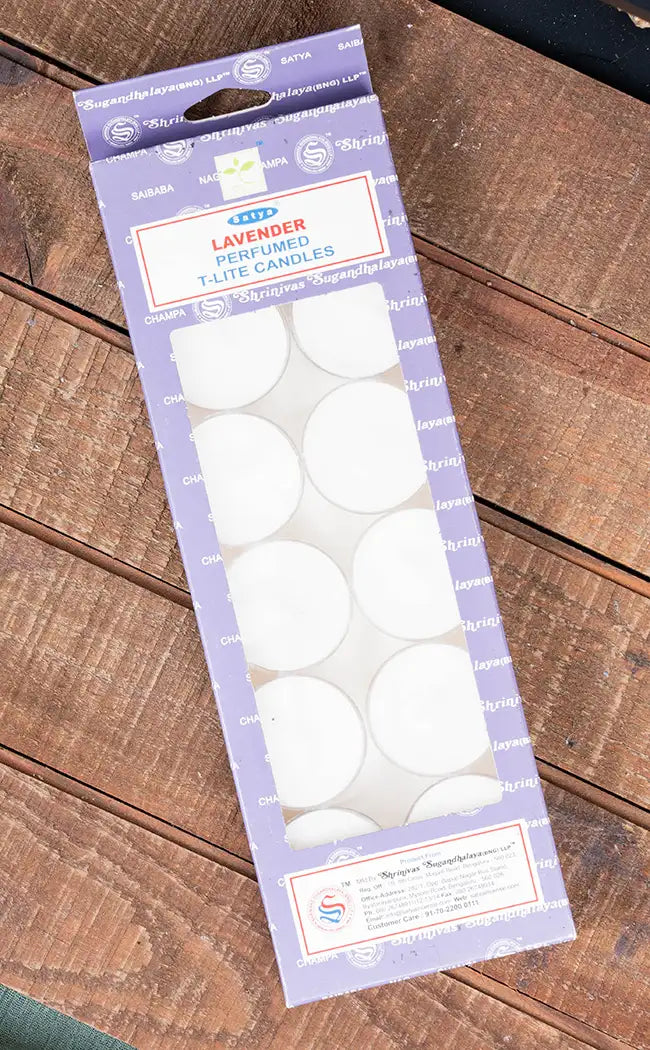 Satya Tea Light Candles | Lavender