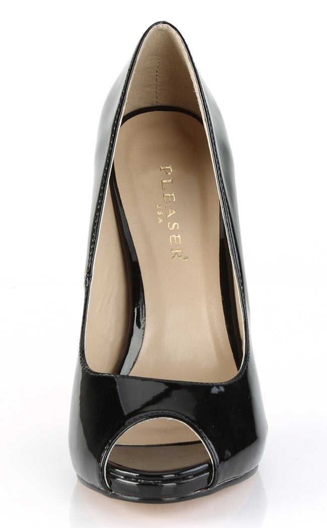 SEXY-42 Black Patent Stiletto Heels-Pleaser-Tragic Beautiful