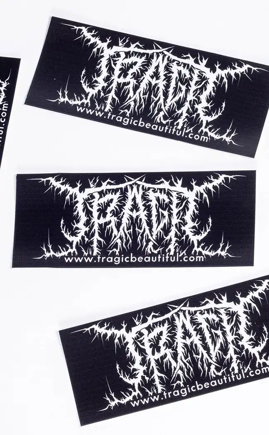 Tragic Beautiful Bumper Sticker-Tragic Beautiful-Tragic Beautiful