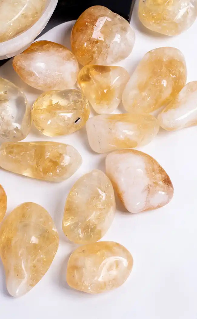 Tumbled Crystals | Citrine-Crystals-Tragic Beautiful