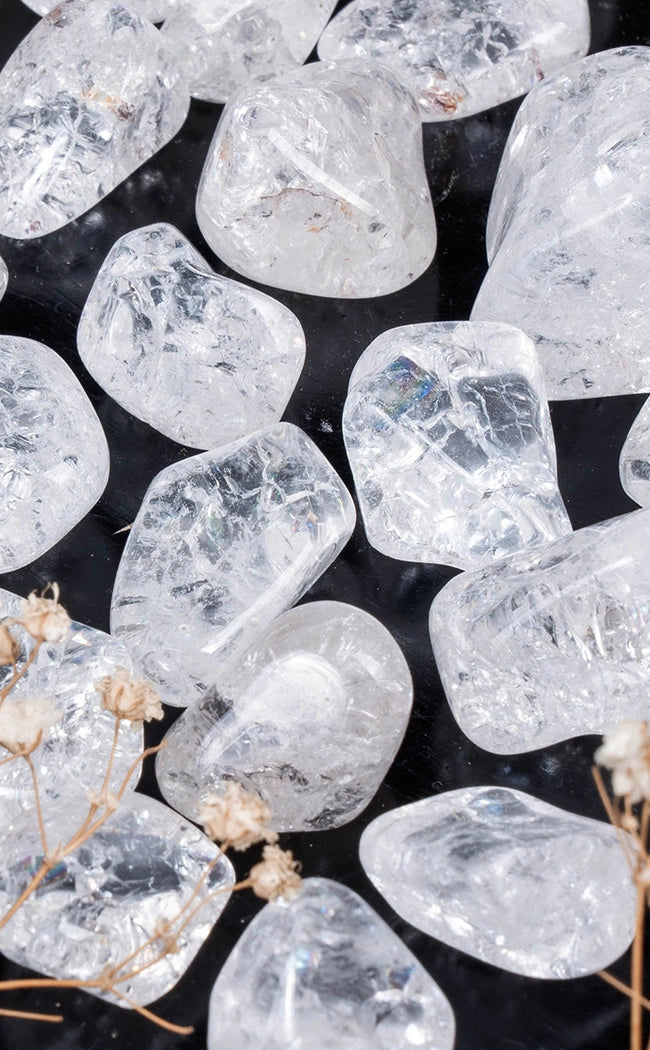 Tumbled Crystals | Fire and Ice Quartz