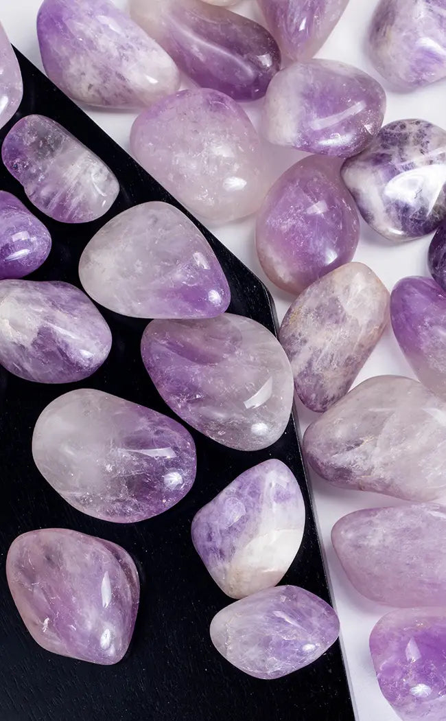 Tumbled Stones | Amethyst | Large-Tumble Stones-Tragic Beautiful