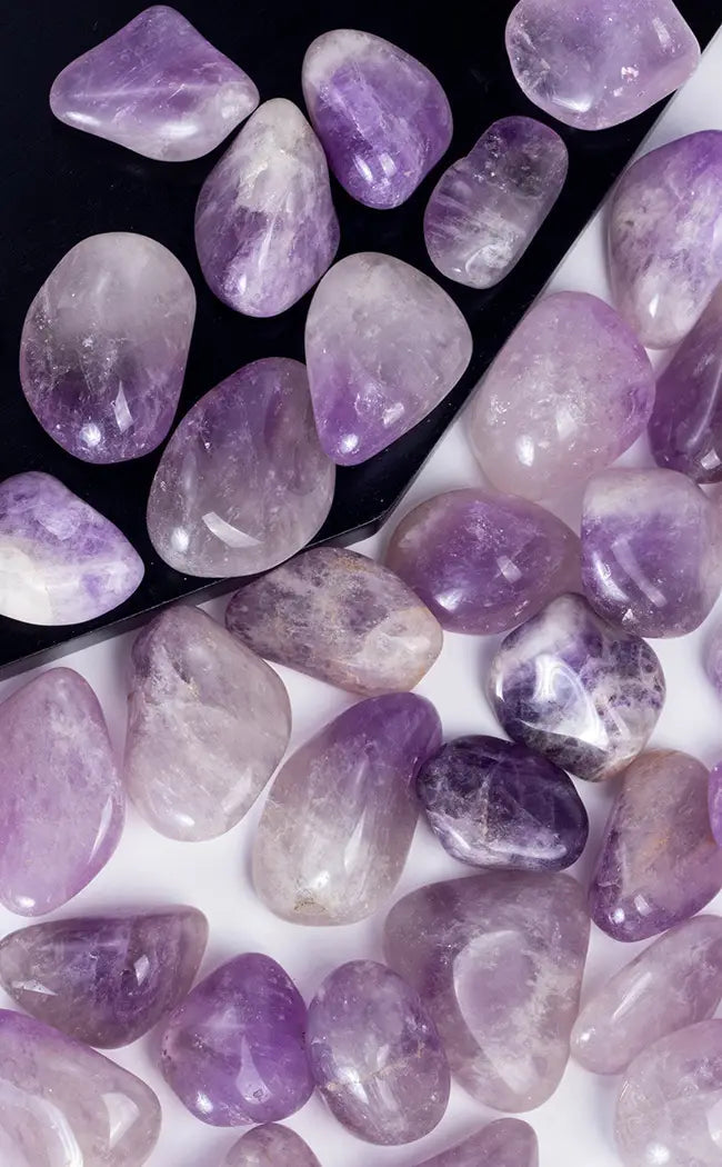 Tumbled Stones | Amethyst | Large-Tumble Stones-Tragic Beautiful