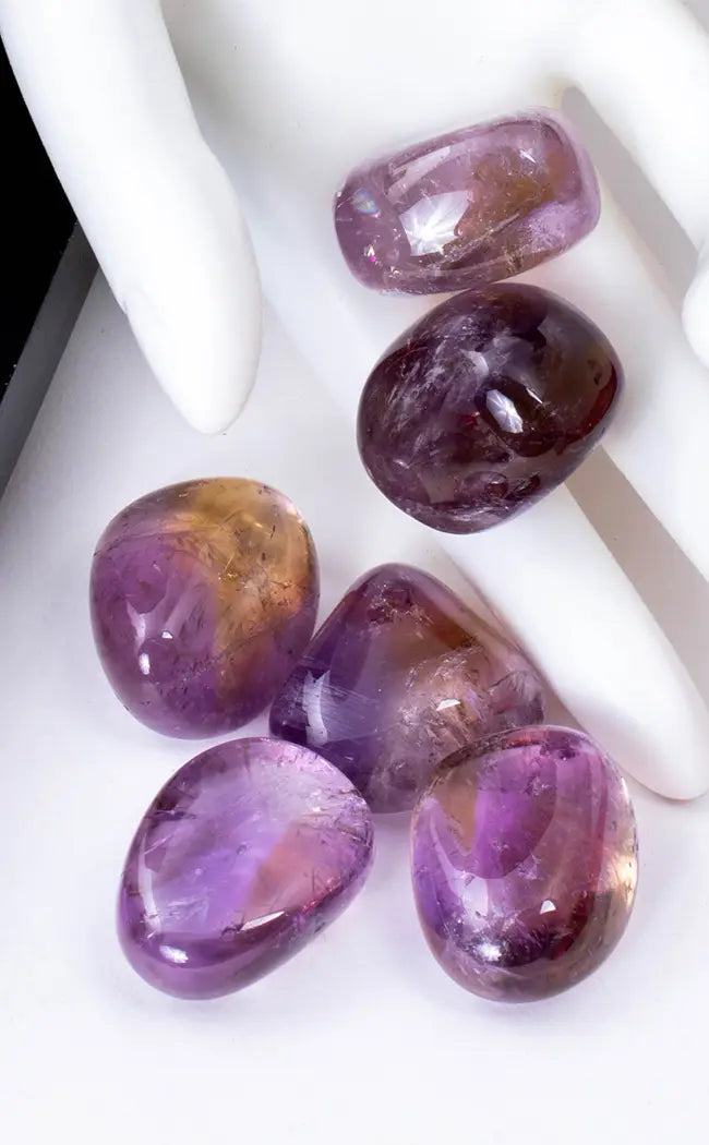 Tumbled Stones | Ametrine A Grade | Large-Tumble Stones-Tragic Beautiful