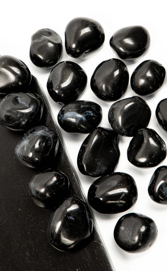 Tumbled Stones | Black Agate