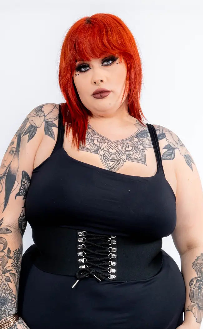 Plus size waspie sale