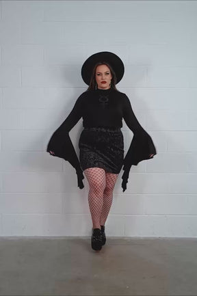 Doom Duchess Skirt | Black [Plus-Size]