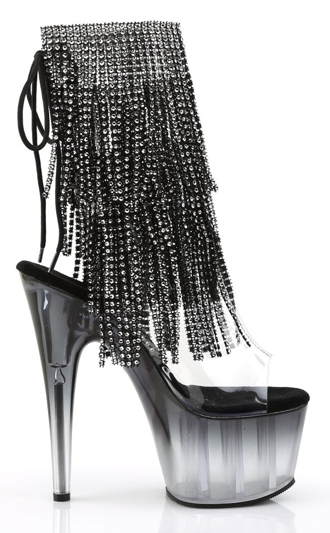 ADORE-1017RSFT Black Ankle Boots-Pleaser-Tragic Beautiful
