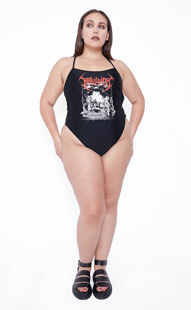 Altar Lace-Up Swimsuit-Mary Wyatt-Tragic Beautiful