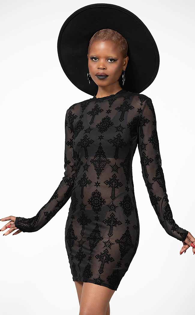 Alter Mesh Bodycon Dress | Killstar Australia | Alt Gothic Clothing Alter Mesh Bodycon Dress | Killstar Australia | Alt Gothic Clothing