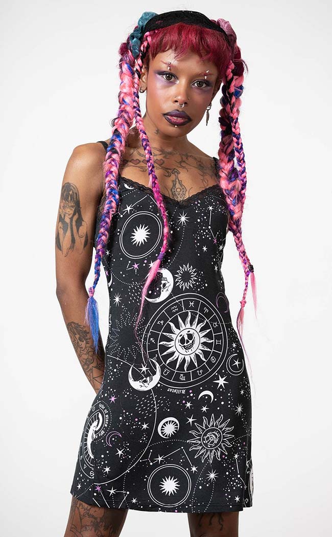 Astral Lace Cami Dress-Killstar-Tragic Beautiful