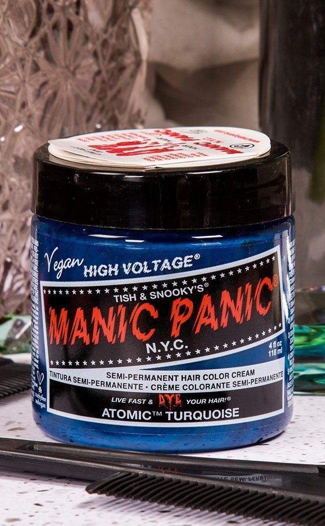 Atomic Turquoise Classic Dye-Manic Panic-Tragic Beautiful