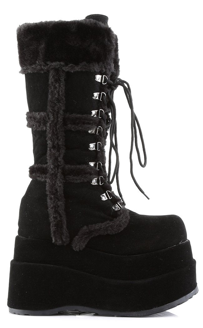 BEAR-202 Black Boots-Demonia-Tragic Beautiful