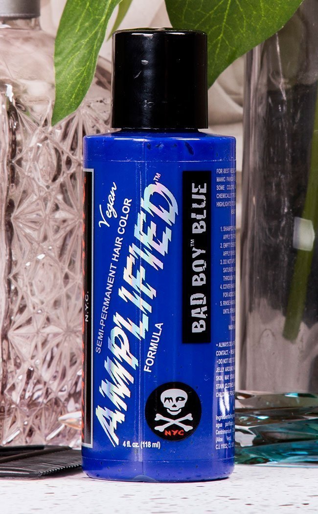 Amplified Bad Boy Blue Hair Dye-Manic Panic-Tragic Beautiful