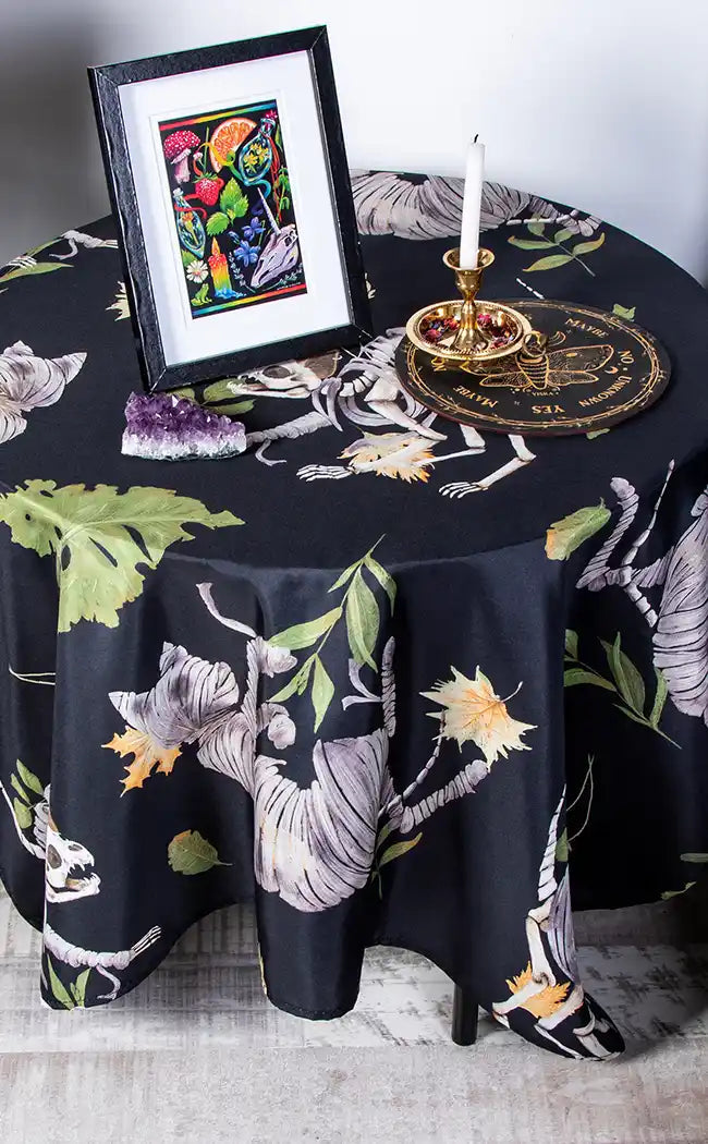 Bastet Tapestry | Altar Cloth | Tablecloth-The Haunted Mansion-Tragic Beautiful