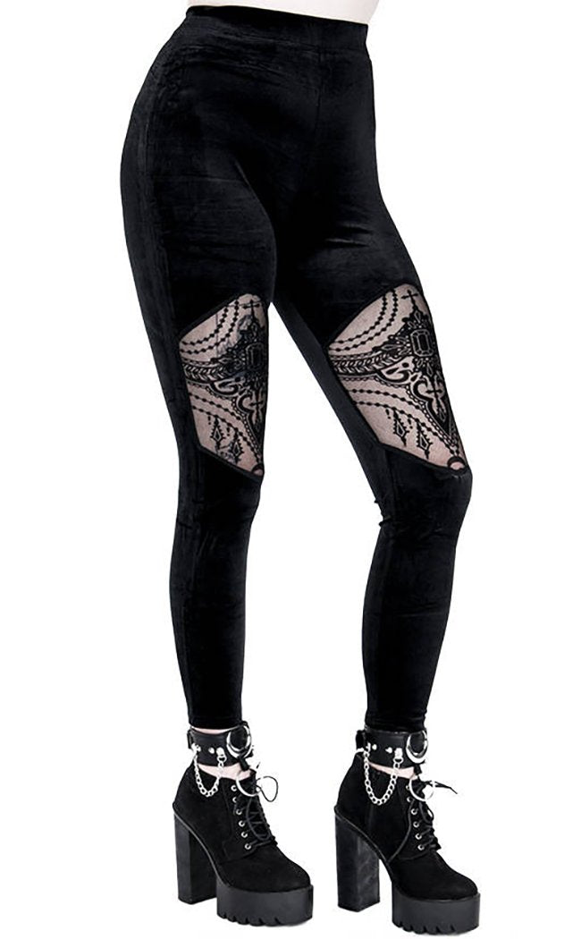 Beaded Leggings-Restyle-Tragic Beautiful