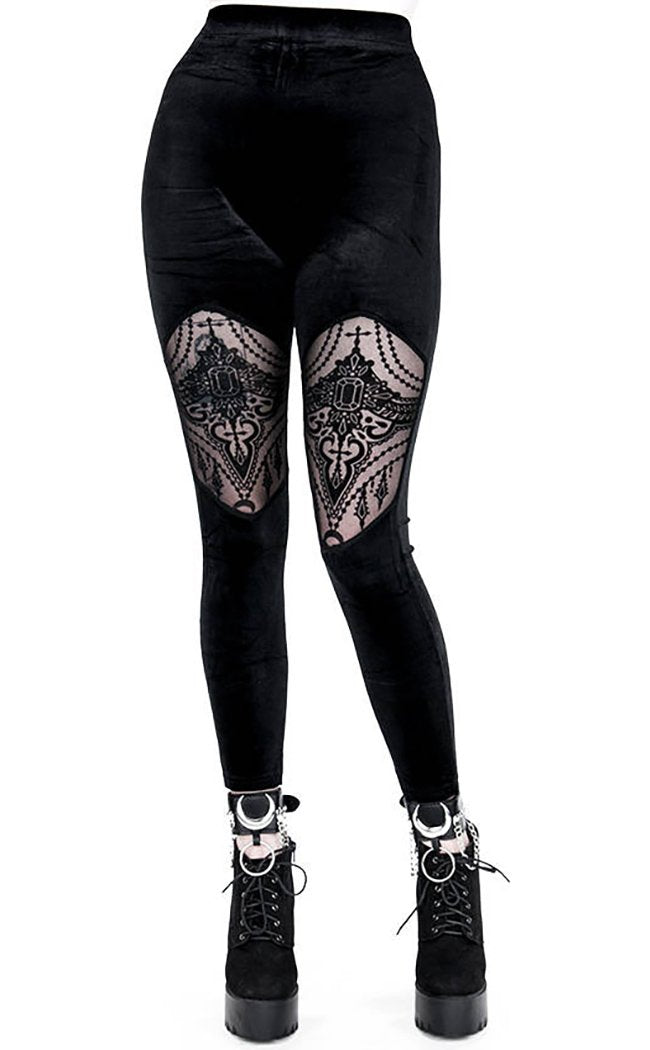 Beaded Leggings-Restyle-Tragic Beautiful