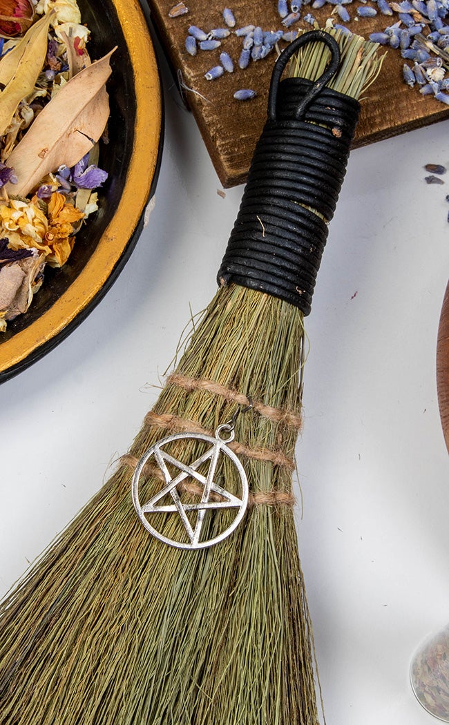 Besom Wiccan Broom | Pentacle-TB-Tragic Beautiful