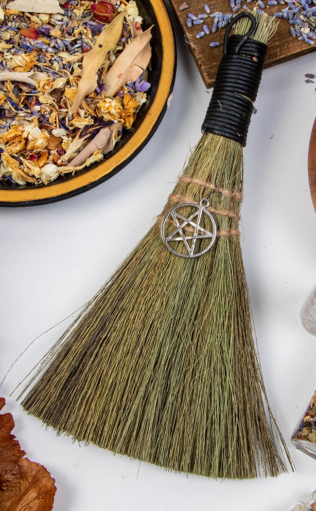 Besom Wiccan Broom | Pentacle-TB-Tragic Beautiful