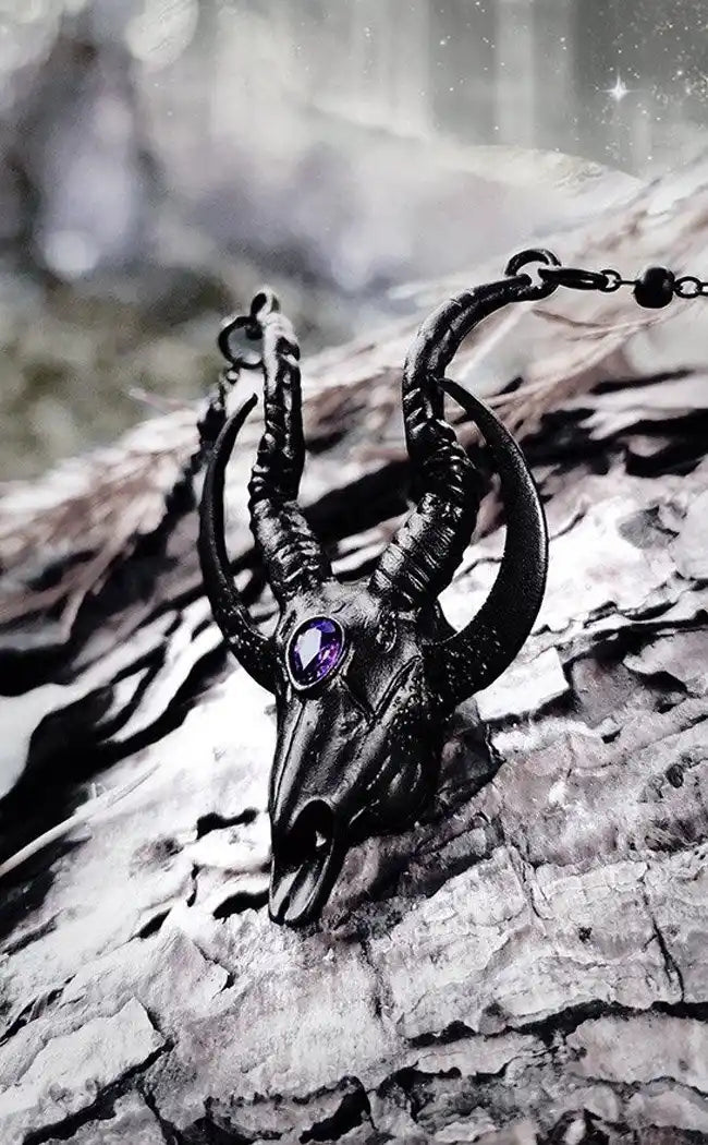 Goat best sale skull pendant