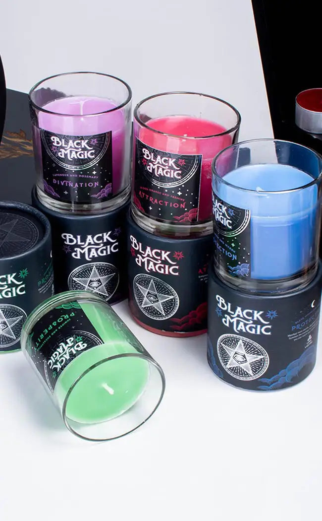 Black Magic Candle | Attraction | Blood Orange & Jasmine-Candle Magic-Tragic Beautiful